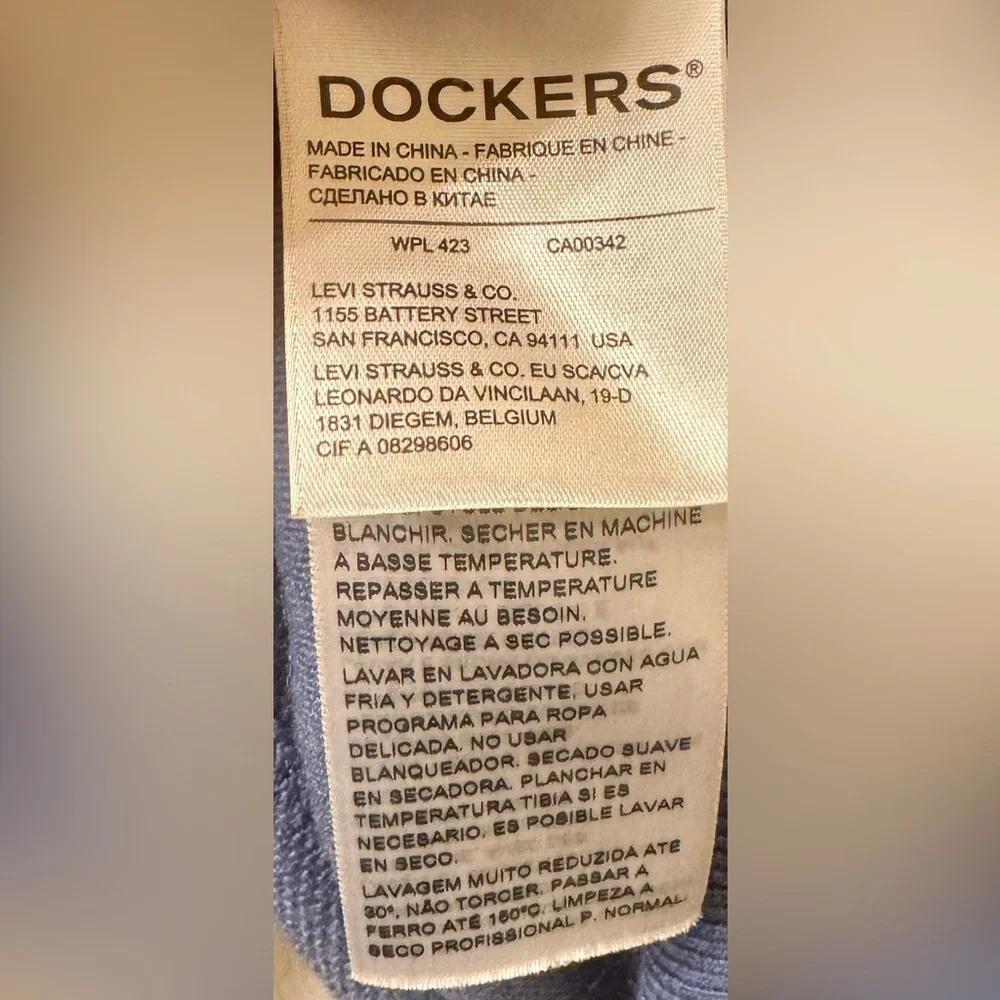Dockers Crewneck Sweater in Blue